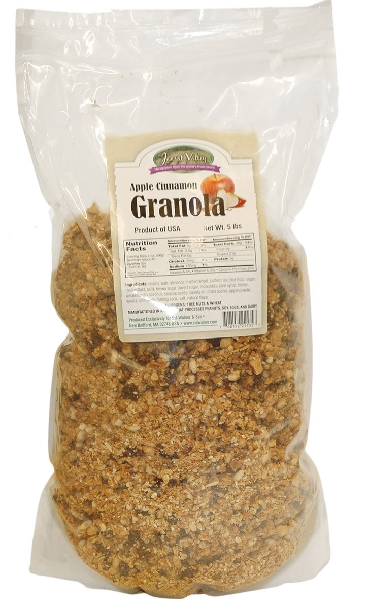 Jansal Valley Apple Cinnamon Granola, 5 Pound
