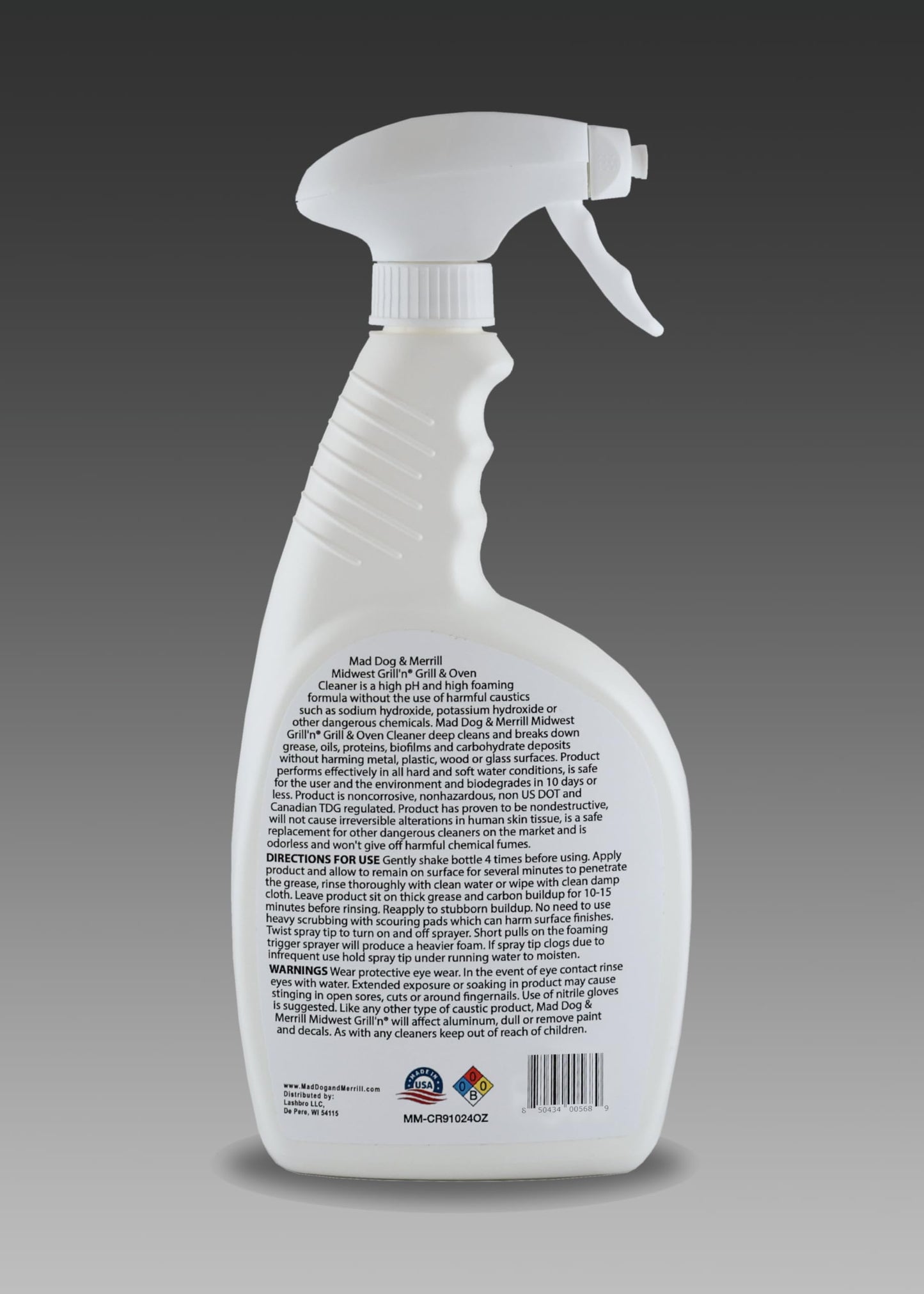 Mad Dog & Merrill Midwest Grill'n Grill & Oven Cleaner