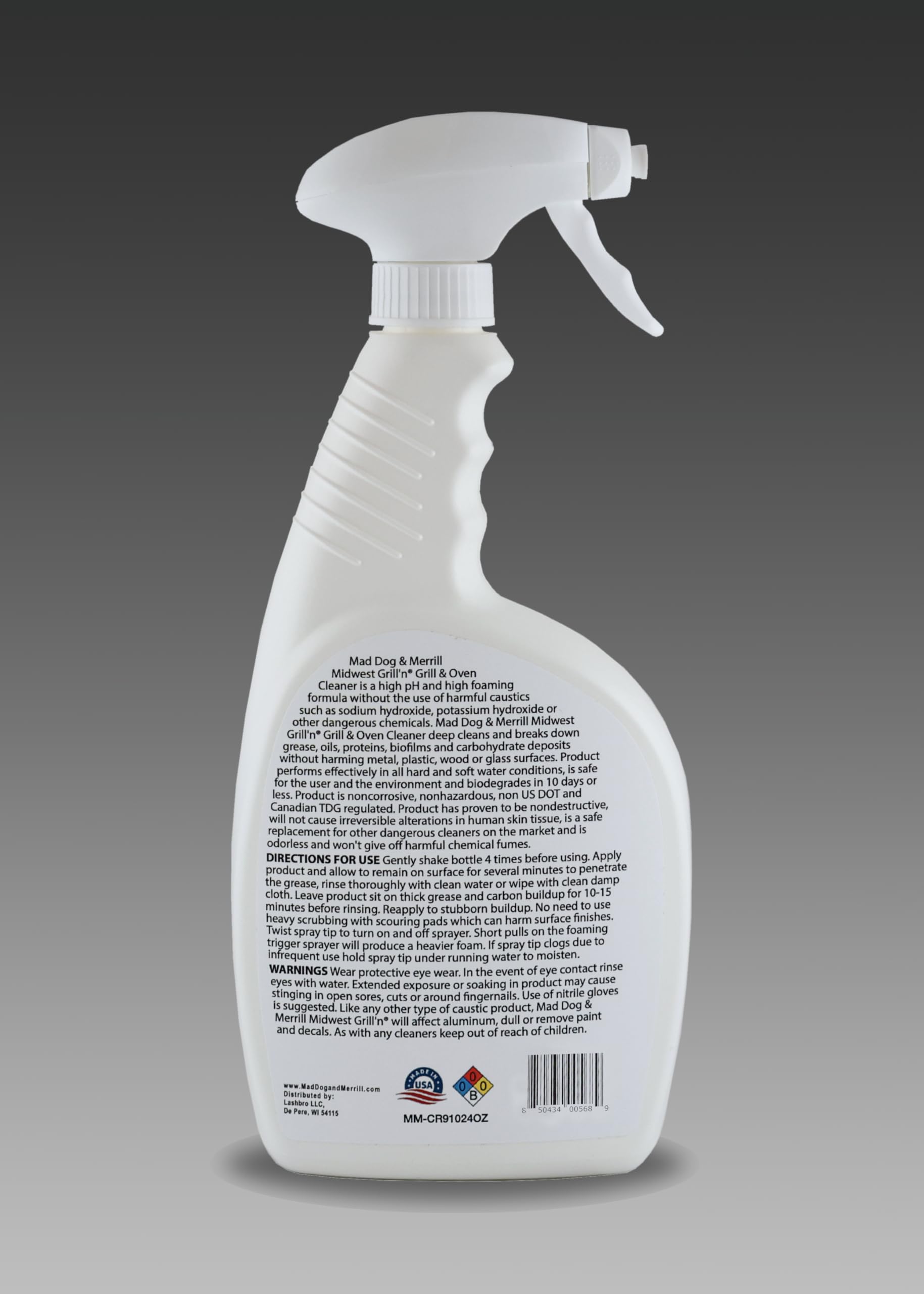 Mad Dog & Merrill Midwest Grill'n Grill & Oven Cleaner