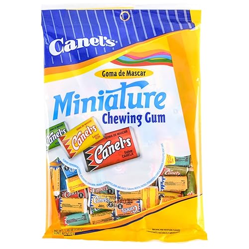 Canel's Miniature Goma de Mascar Assorted Flavor Mexican Chewing Gum (2 x 3.8 oz. Bags)