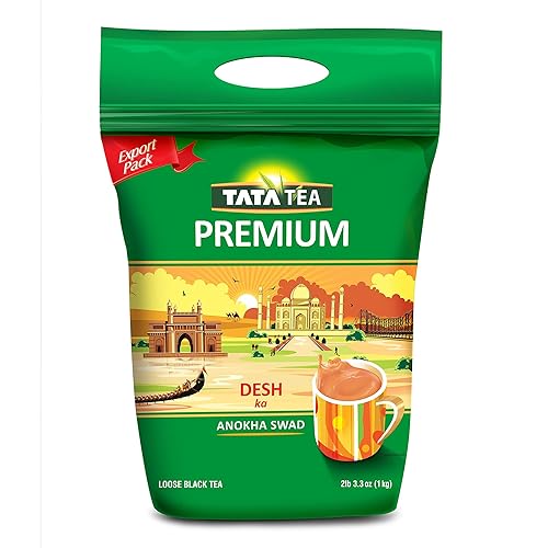 Tetley USA Tata Tea Premium, Loose Leaf Black Tea, Premium Black Tea, 1kg, (Tata_2_South)