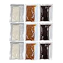 Bits N Things Icing Combo 2 oz. Packets | Chocolate, Vanilla, & Caramel | Gluten-Free & Kosher | Made in America | Dessert Topping & Decoration | 18