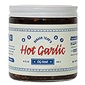 Mama Teav's Hot Garlic Chili Crisp - Spicy, Crunchy, Umami Chili Oil with Garlic & Cambodian Chilis - Vegan, Gluten-Free, All-Natural - Cold-Pressed