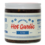 Mama Teav's Hot Garlic Chili Crisp - Spicy, Crunchy, Umami Chili Oil with Garlic & Cambodian Chilis - Vegan, Gluten-Free, All-Natural - Cold-Pressed