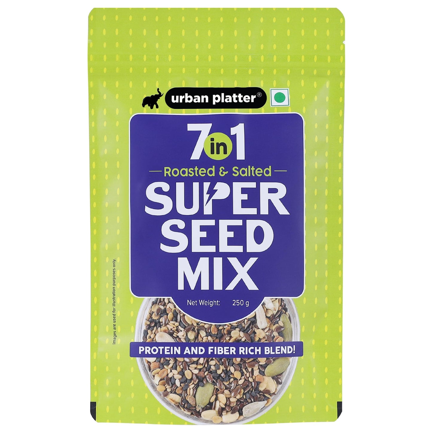 Urban Platter Healthy Bowl Roasted 7-in-1 Seeds 400g