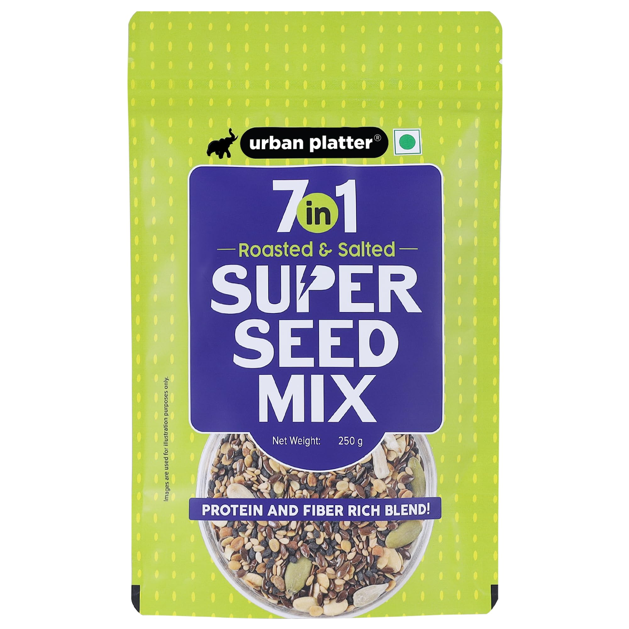 Urban Platter Healthy Bowl Roasted 7-in-1 Seeds 400g