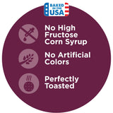 Toasteds Crackers, Lunch Snacks, Party Snacks, Harvest Wheat, 8oz Box (1 Box)