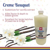 Parrish Magic Line Creme Bouquet Flavoring Oil for Baking - Premium Baking Extract Replaces Vanilla Flavor Extracts (32 oz)