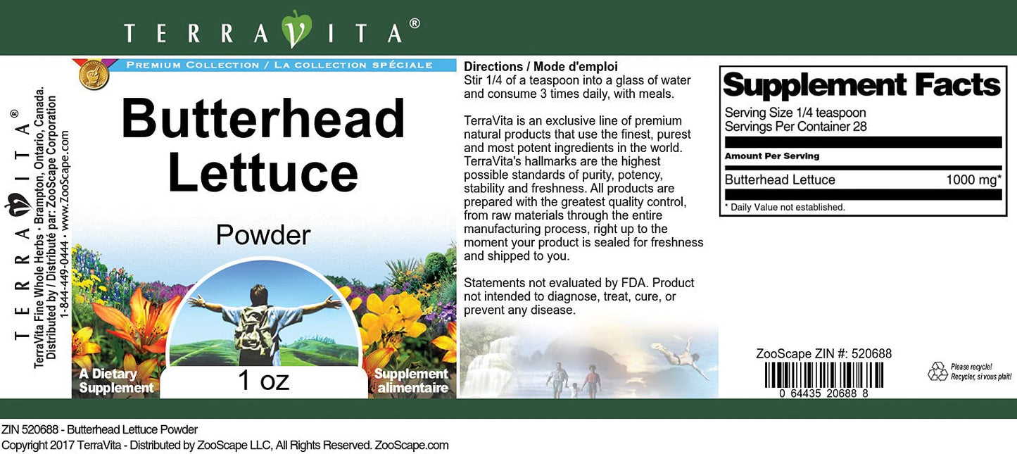 Butterhead Lettuce Powder (1 oz, ZIN: 520688) - 3 Pack