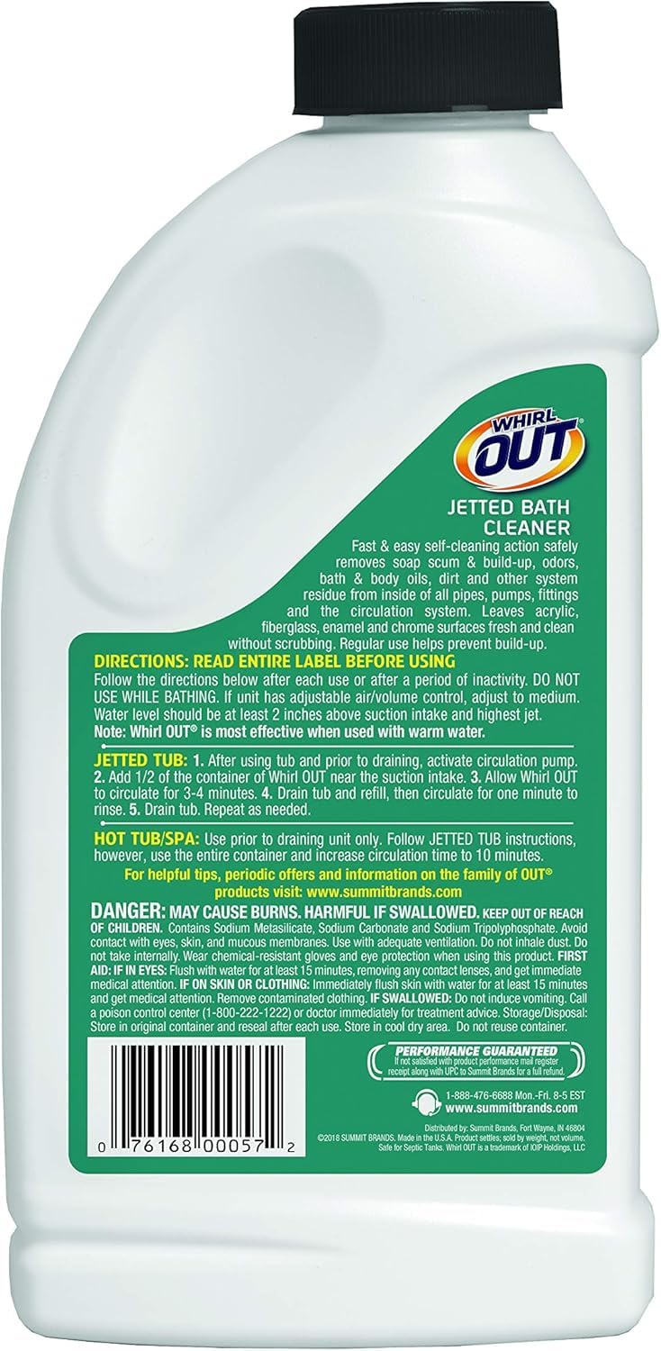 WhirlOut Whirlpool Cleaner, 22 Fl oz (Pack of 3)