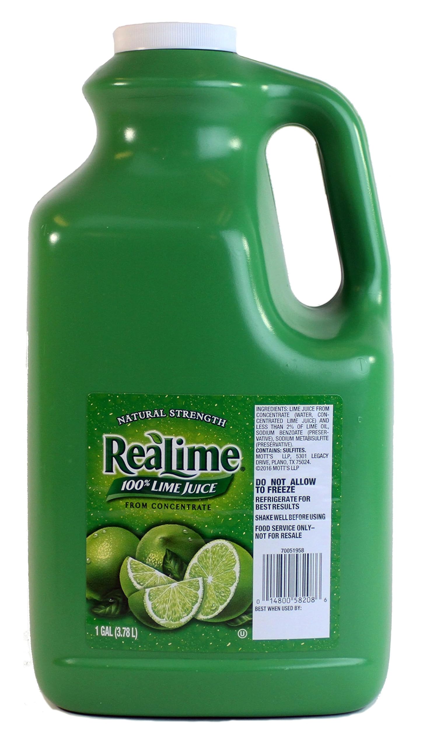Real Lime Juice (1 Gallon) 100% Lime Juice