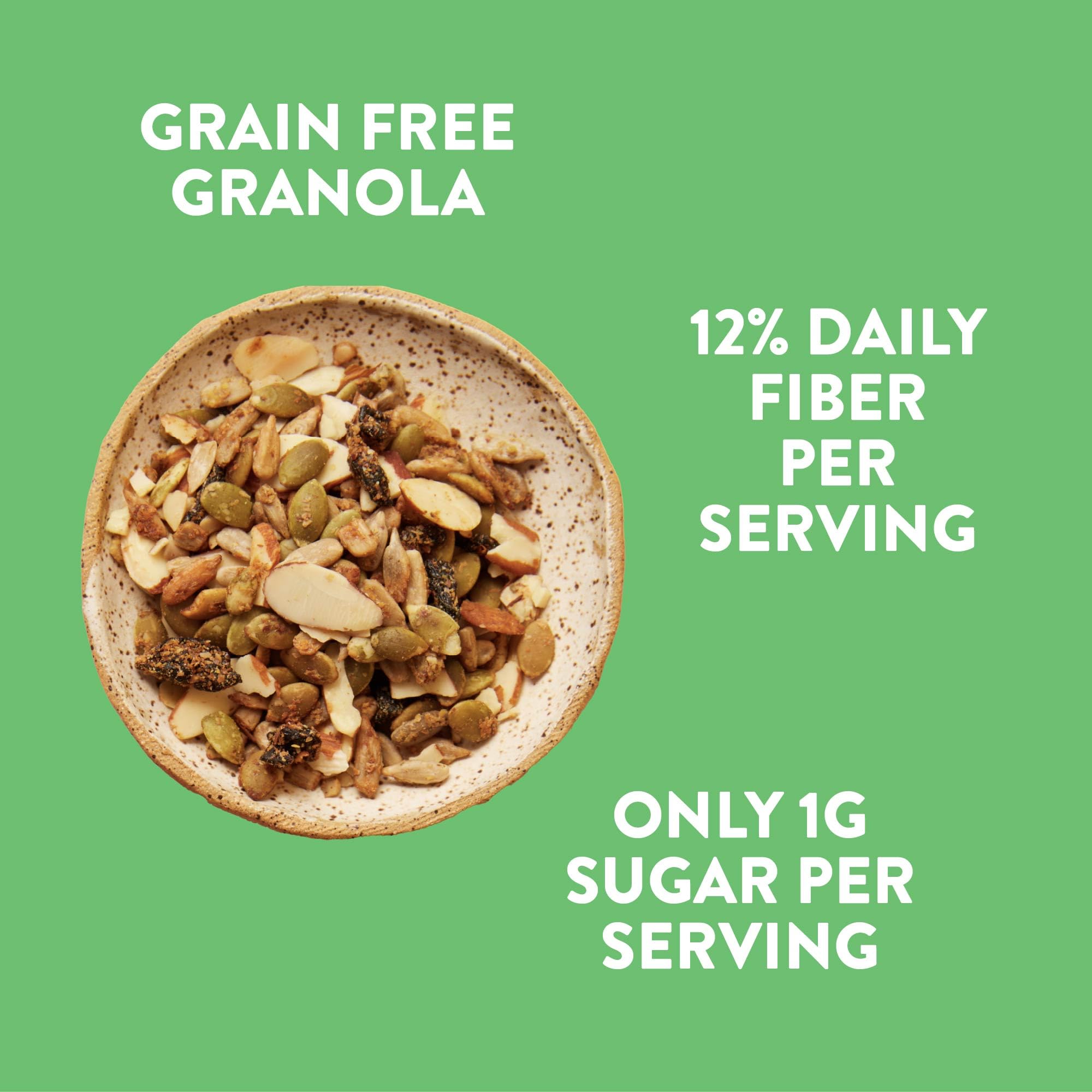 GluteNull Cherry Almond Granola, Keto Friendly, Gluten Free, Plant Based, No Sugar Added, 10oz