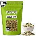 Oh! Nuts Pepitas Raw Unsalted Pumpkin Seeds - Resealable 5-Pound Bulk Bag - All-Natural Protein Power - Fresh, Healthy Snacks - Unshelled Pepitas
