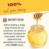 Bulk Honey - 6 LBS - Half Gallon of Raw Honey - Raw Wildflower