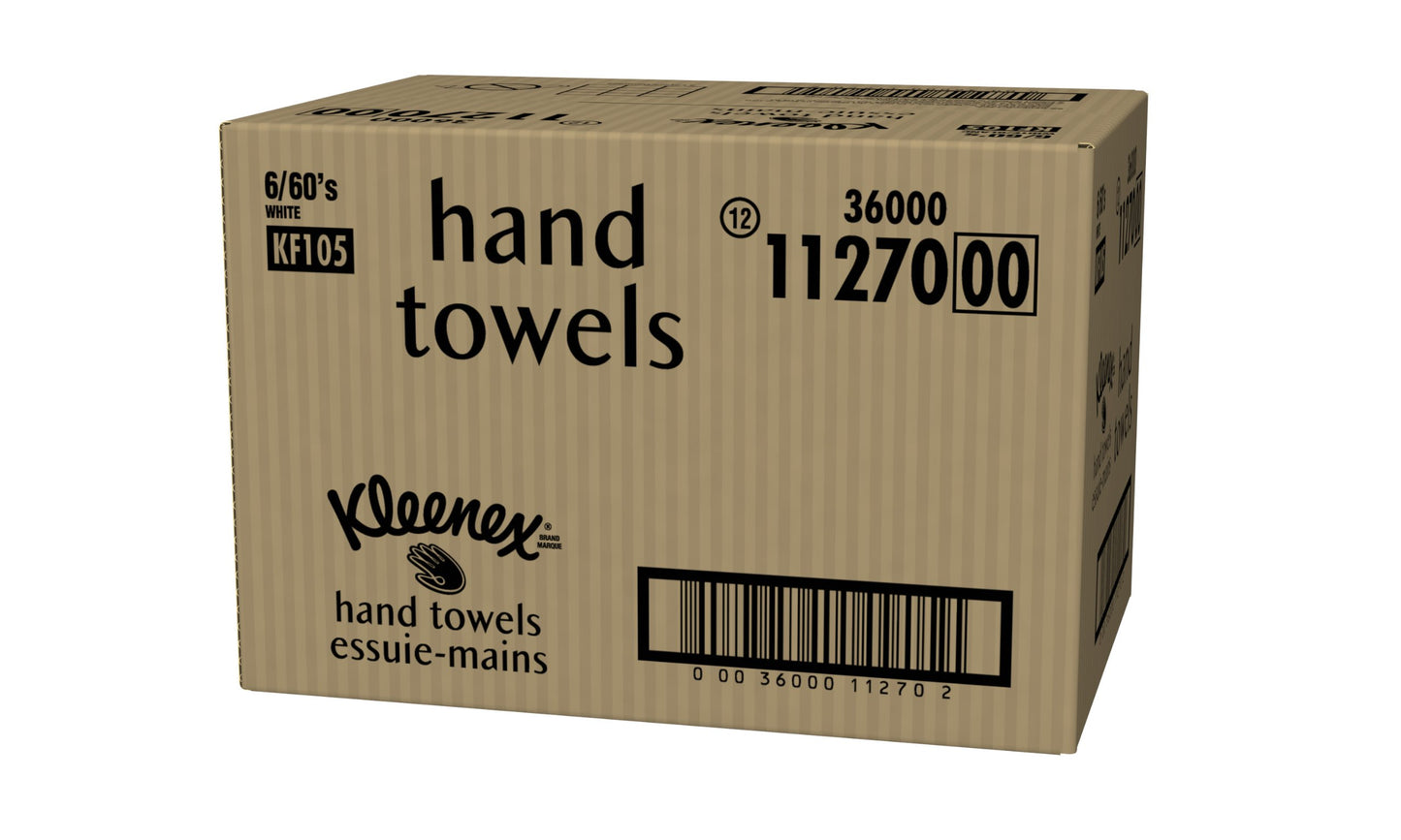 Kleenex White Hand Towels, 60 Count (Pack of 6)