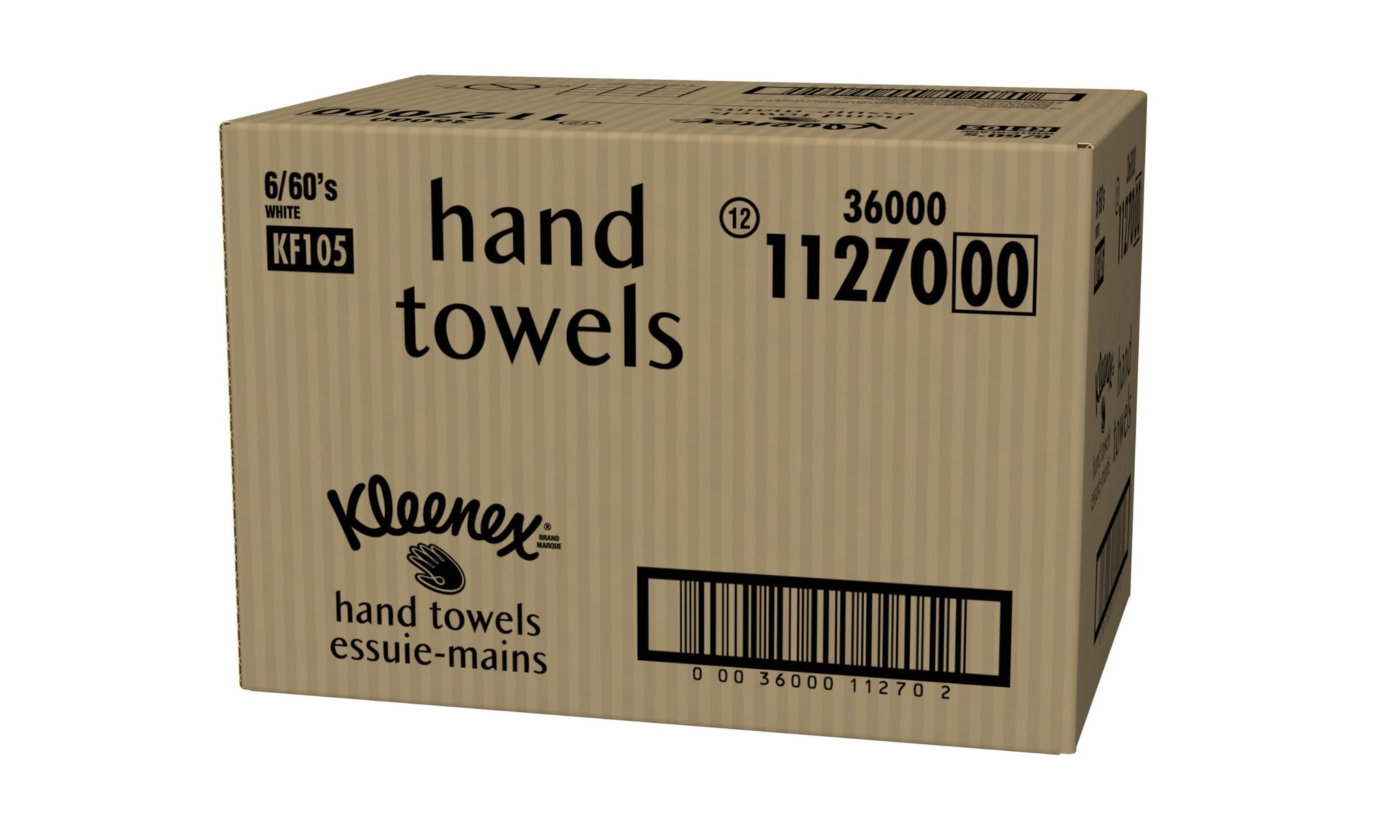 Kleenex White Hand Towels, 60 Count (Pack of 6)
