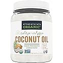 Viva Naturals Organic Coconut Oil, 54 fl oz - Unrefined, Cold-Pressed Extra Virgin Coconut Oil, USDA Organic & Non-GMO, Natural Cooking Oil, Hair Oil & Skin Oil