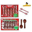 HOLIDAY GIFT SET | (6 CHOCOLATE CANDY SPOON & 6 PEPPERMINT CANDY SPOON)