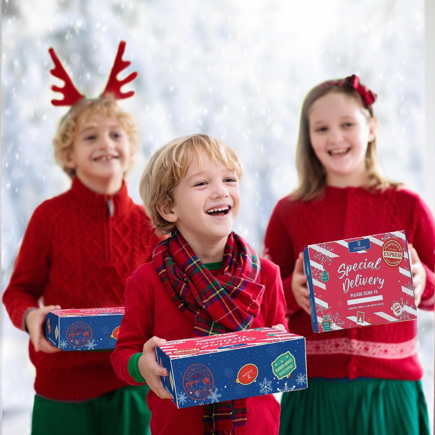 Hot Chocolate Gift Sets - Hot Chocolate Kit Gifts For Kids, Marshmallows, Mug, Socks, Sprinkles,Hot Cocoa Mix Kids Gifts
