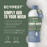 BugOut! Laundry Additive - Natural Detergent Booster for Bed Bug, Mite, Flea, Tick & Carpet Beetle Treatment | Plant-Based Killer, Made