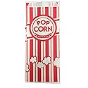 Carnival King Paper Popcorn Bags, 1 Ounce, Red and White, 1000 Pieces