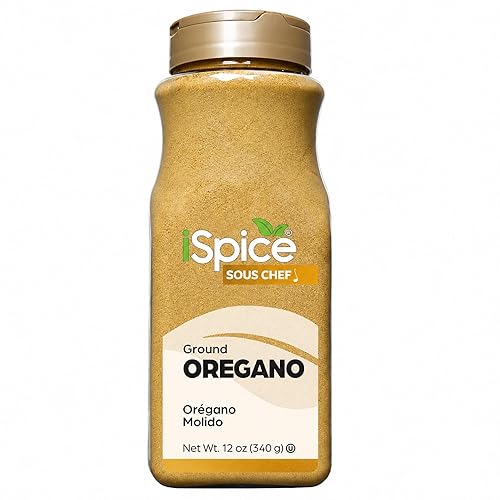 iSpice | Oregano Ground | 12 oz | Bulk Size | Premium Herbs | Kosher