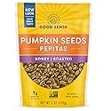 Good Sense Shelled Pumpkin Seeds (Pepitas), Honey Roasted Honey Roasted 6 Ounce