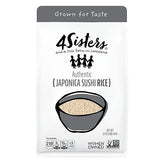 4Sisters - Authentic Short Grain Japonica Sushi Rice - Sustainably Grown - Women Owned - Farm to Table - 2lb