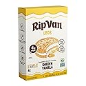 Rip Van Leos - Golden Vanilla Sandwich Cookies - Low Sugar and Low Carb Snack - Diabetic Snacks - 4 Packs of 1.69oz)