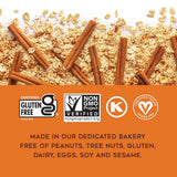 88 Acres Seed Granola | Gluten Free, Nut Free, Non GMO, School Safe, Healthy Vegan Breakfast Cereal | 1 Pack (Cinnamon Maple)