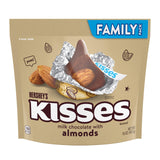 HERSHEY'S KISSES Milk Chocolate with Almonds Candy Family Pack, 16 oz