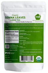 Senna Leaf 8 oz - USDA Certified Senna Leaves Organic Caffeine Free Tea for Hair & Skin Health - Pure Ayurveda Products by Iyasa Holistics