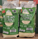 Baker's Corner Almond Flour Finely Ground Gluten Keto Friendly All Natural 16oz 454g (Two Bags)