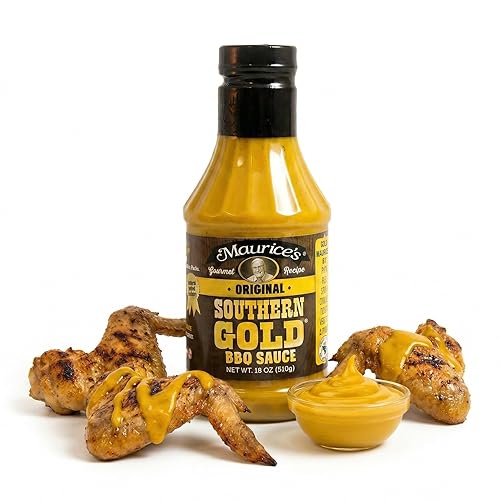 Maurice’s Southern Gold BBQ Sauce - Classic Carolina Mustard BBQ Sauce with Bold Flavor - Authentic Southern Carolina Barbeque Dressing - Rich