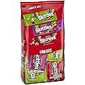 Wrigley's Skittles Fun Size Original, Wild Berry, and Sour Chewy Individually Wrapped Stocking Stuffers Christmas Candy Variety Pack, 26.46 Oz Bulk