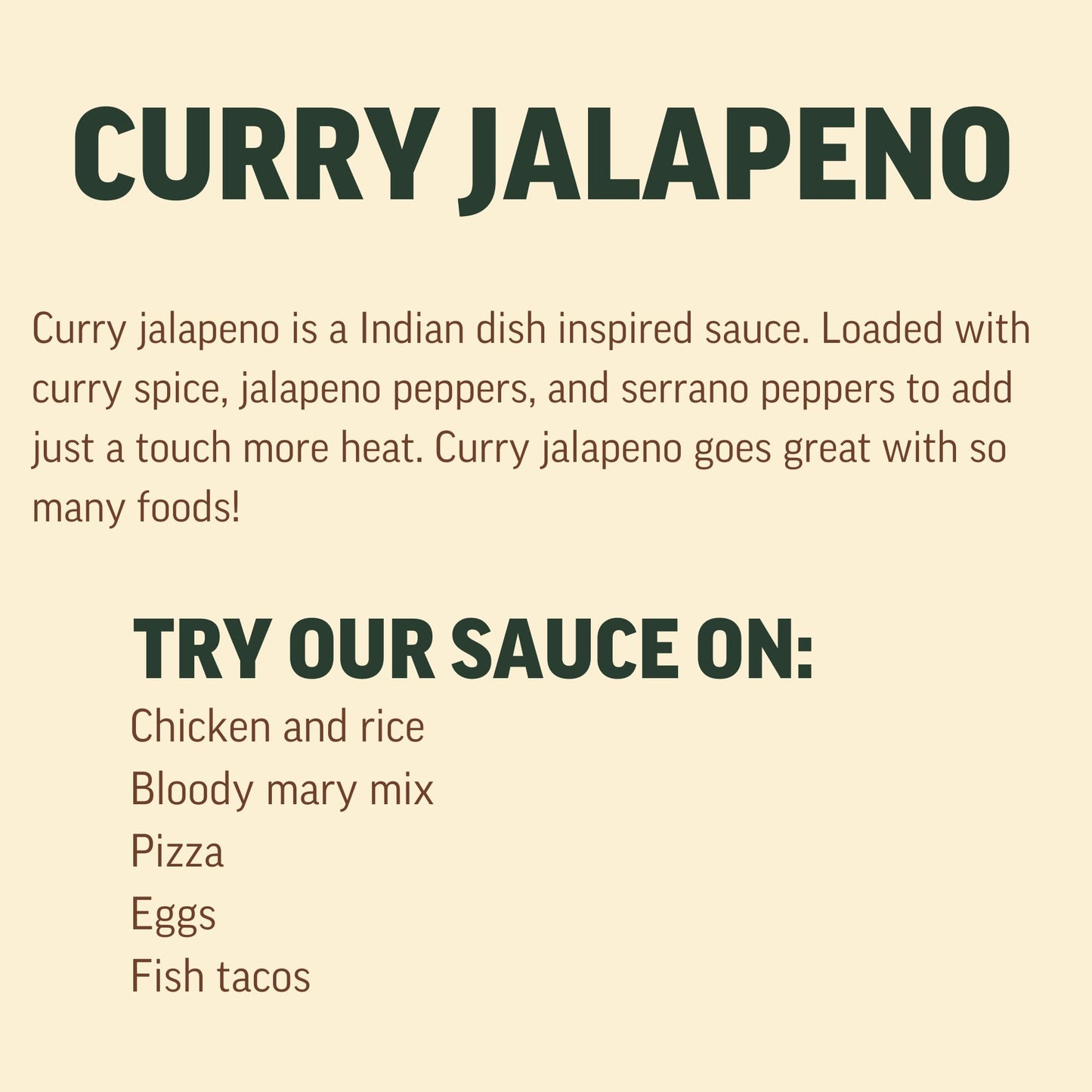 Farmer Nate's Curry Jalapeño Hot Sauce - Medium Heat, All-Natural Small Batch Verde with Handpicked Jalapeño, Serrano & Signature Curry - 5 oz Bottle