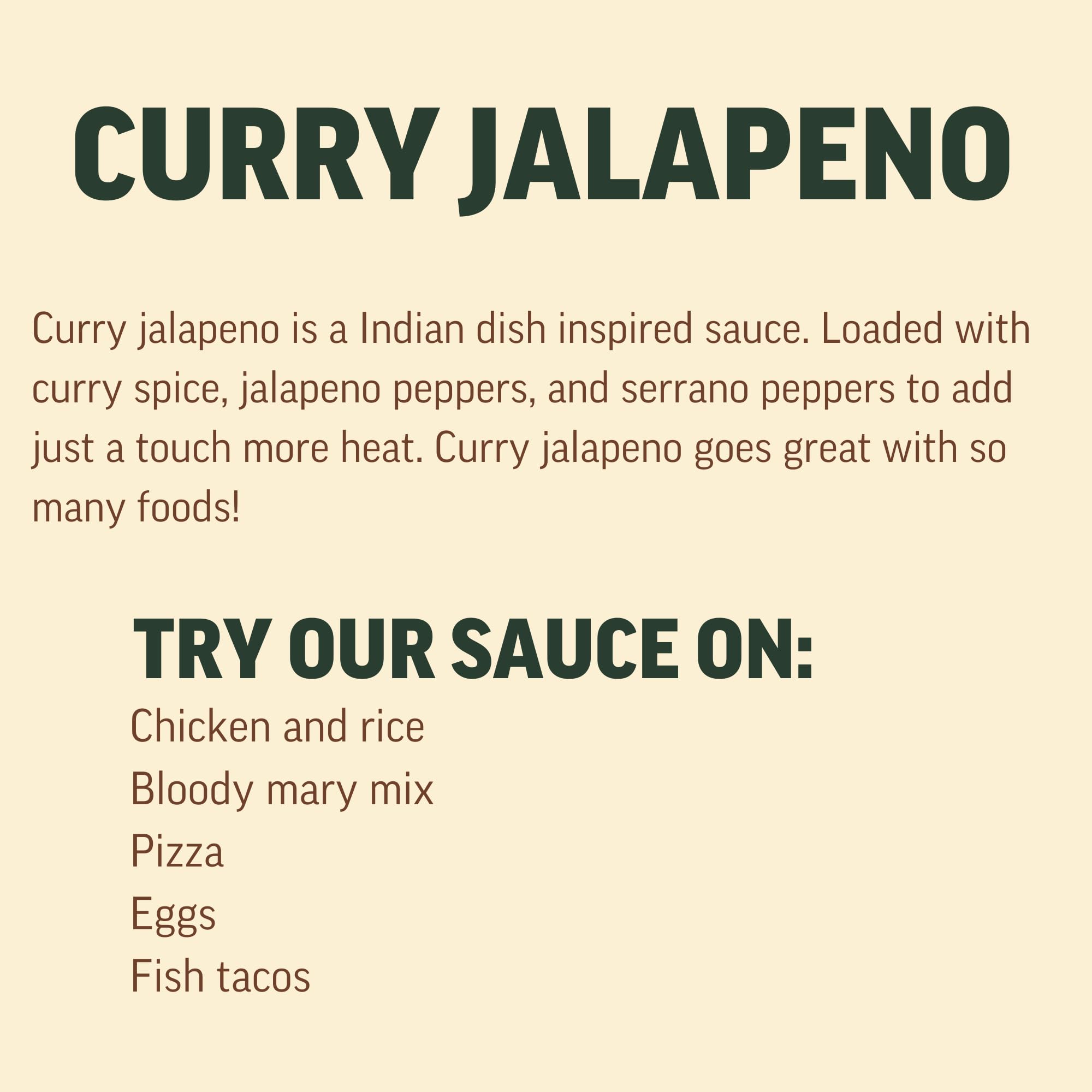 Farmer Nate's Curry Jalapeño Hot Sauce - Medium Heat, All-Natural Small Batch Verde with Handpicked Jalapeño, Serrano & Signature Curry - 5 oz Bottle
