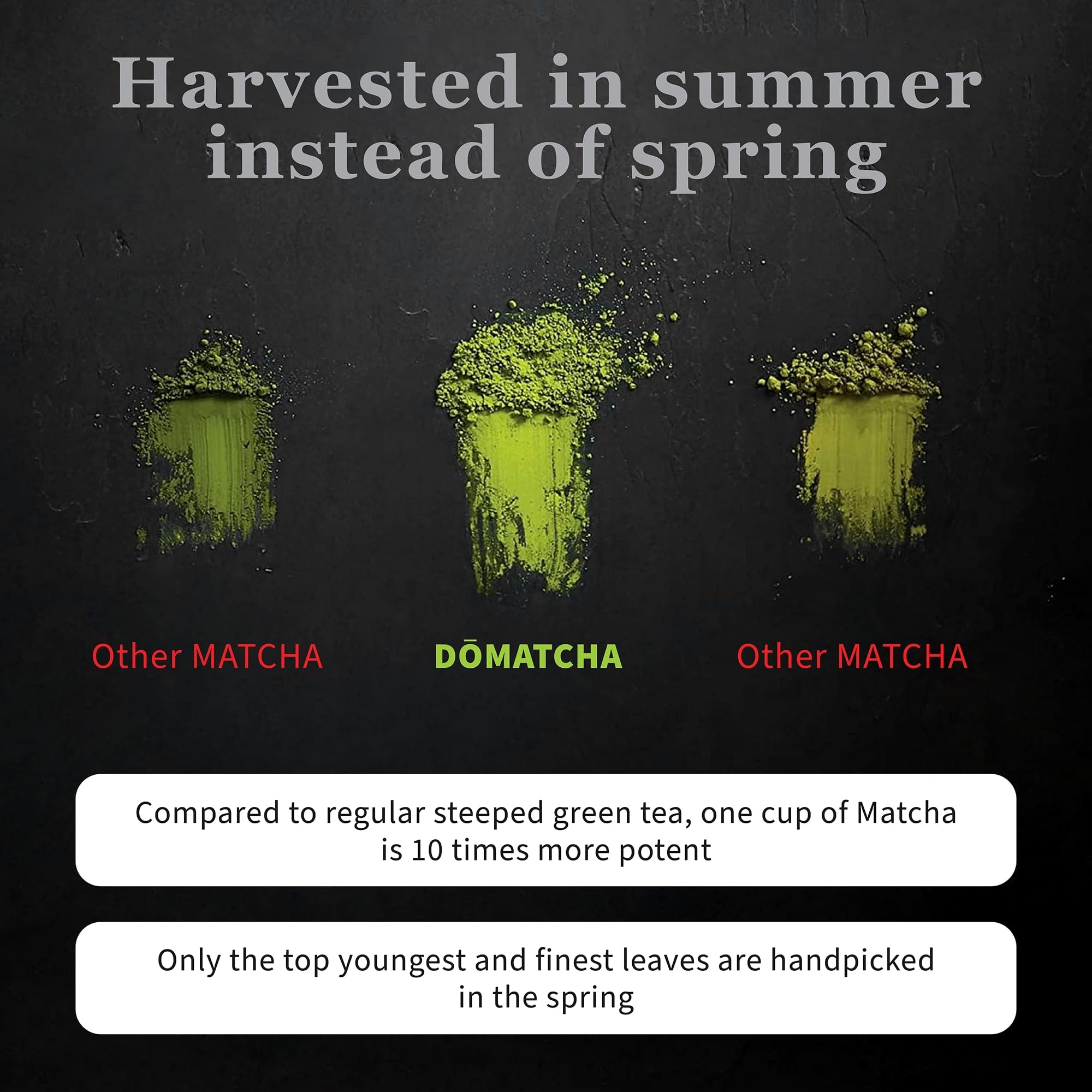 DoMatcha - Organic Ceremonial Green Tea Matcha Powder, Natural Source of Antioxidants, Caffeine, and L-Theanine, Promotes Focus and Relaxation