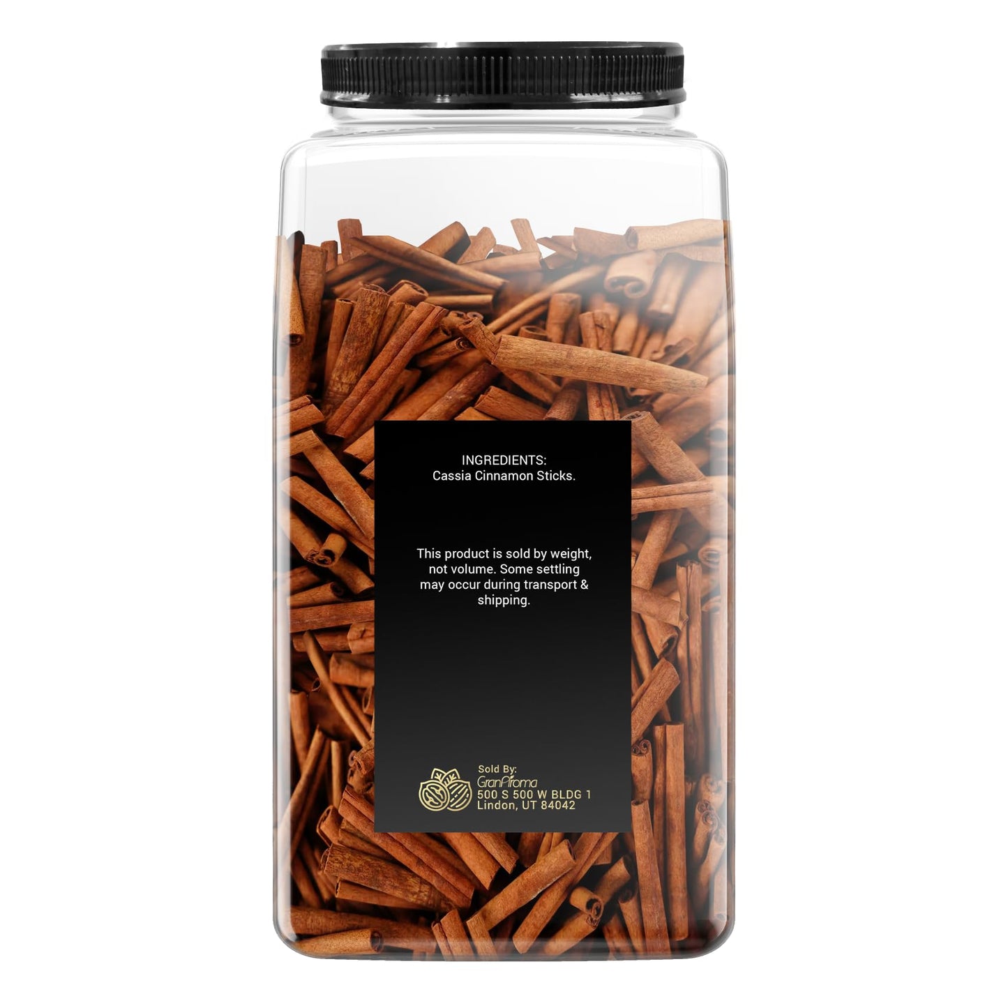 GranAroma Cassia Cinnamon Sticks, Aromatic & Sweet, Teas, Baking (1.5 Pound)
