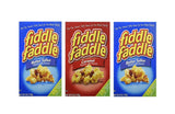 Fiddle Faddle Popcorn with Peanuts Three Box Bundle - 2 Butter Toffee and 1 Caramel 6 oz boxes