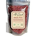 All Goods 4oz Pink Peppercorns, Brazilian Pepper Tree, Grinder Refill - Whole Pink Pepper Bulk, Fresh Peppers. Pimienta Roja.