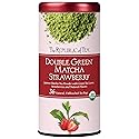 The Republic of Tea Organic Double Green Matcha Strawberry, Individual Tea Bags with Japanese Matcha Tea Powder and Green Tea Leaves Blend, Natural