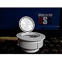 The Original 3" x 4" Home-Saver Combination Flip Top Sewer Relief Cap - Fits either a 3" or 4" Sewer Cleanout Pipe - Made in the USA