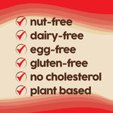 No Nuts! Protein Bar Variety Pack - 12 Count | Nut-Free & School-Safe | Chocolate Chip, Caramel Mocha, Cinnamon Roll & Blueberry Vanilla | Dairy-Free