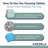 Katziela Washing Machine Cleaner Tablets (40% More)