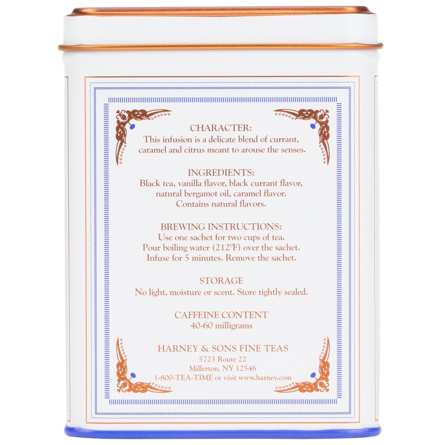 Harney & Sons Paris Black Tea Sachet Collection, All Natural - Classic Tin of 20 Sachets, 1.4 Ounce 20 Count (Pack of 3)