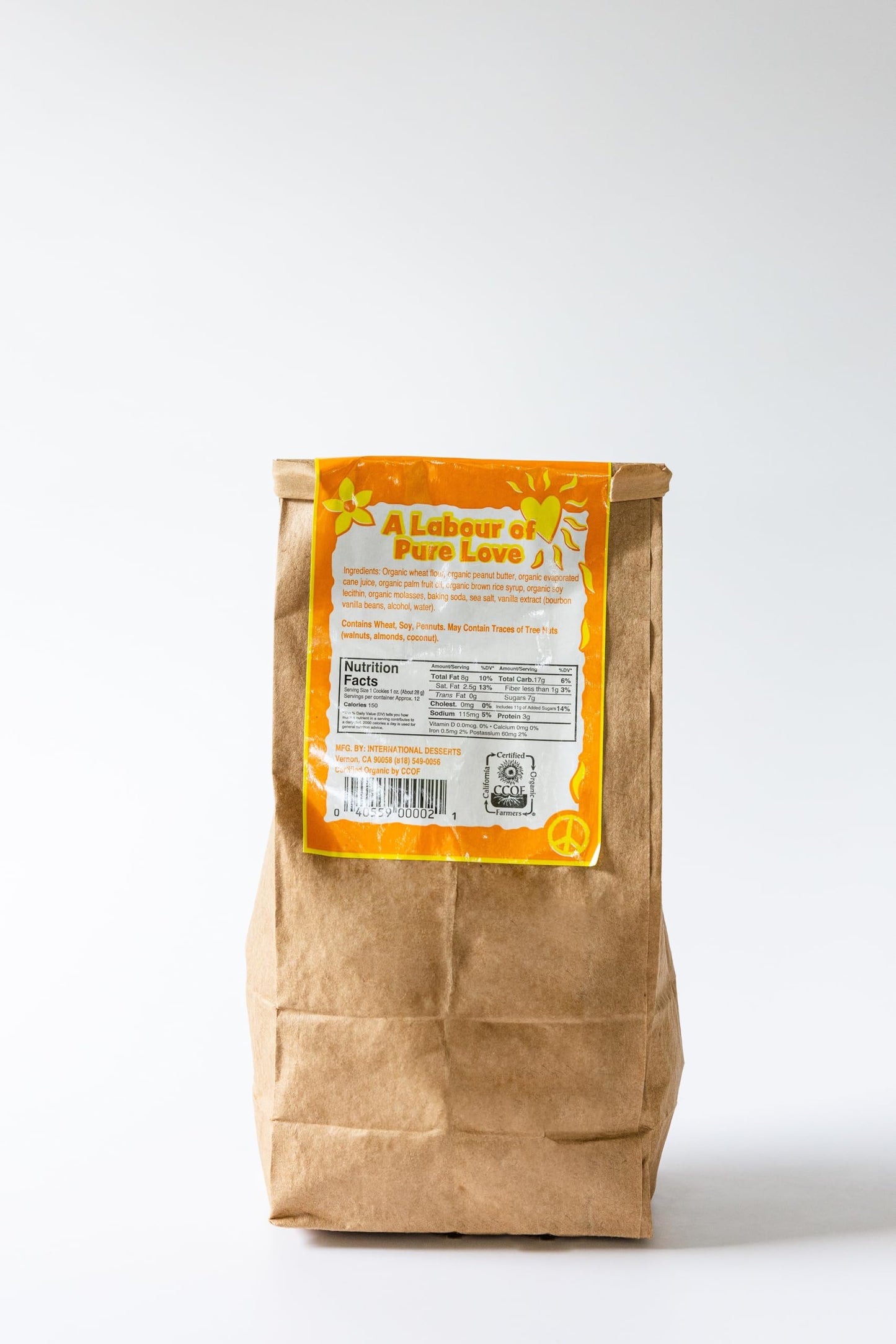Uncle Eddies Vegan Peanut Butter Cookies