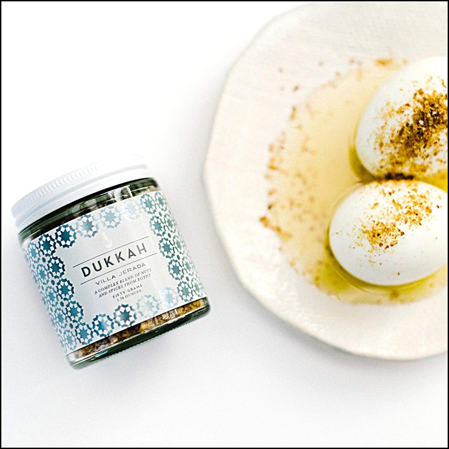 Villa Jerada Dukkah - Egyptian Hazelnut & Spice Blend | Premium Middle Eastern Seasoning with Coriander, Cumin & Sesame | Small-Batch, Handcrafted