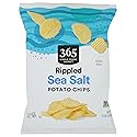 365 By Whole Foods Market, Potato Chips Rippled Sea Salt - Party Size, 13 Ounce