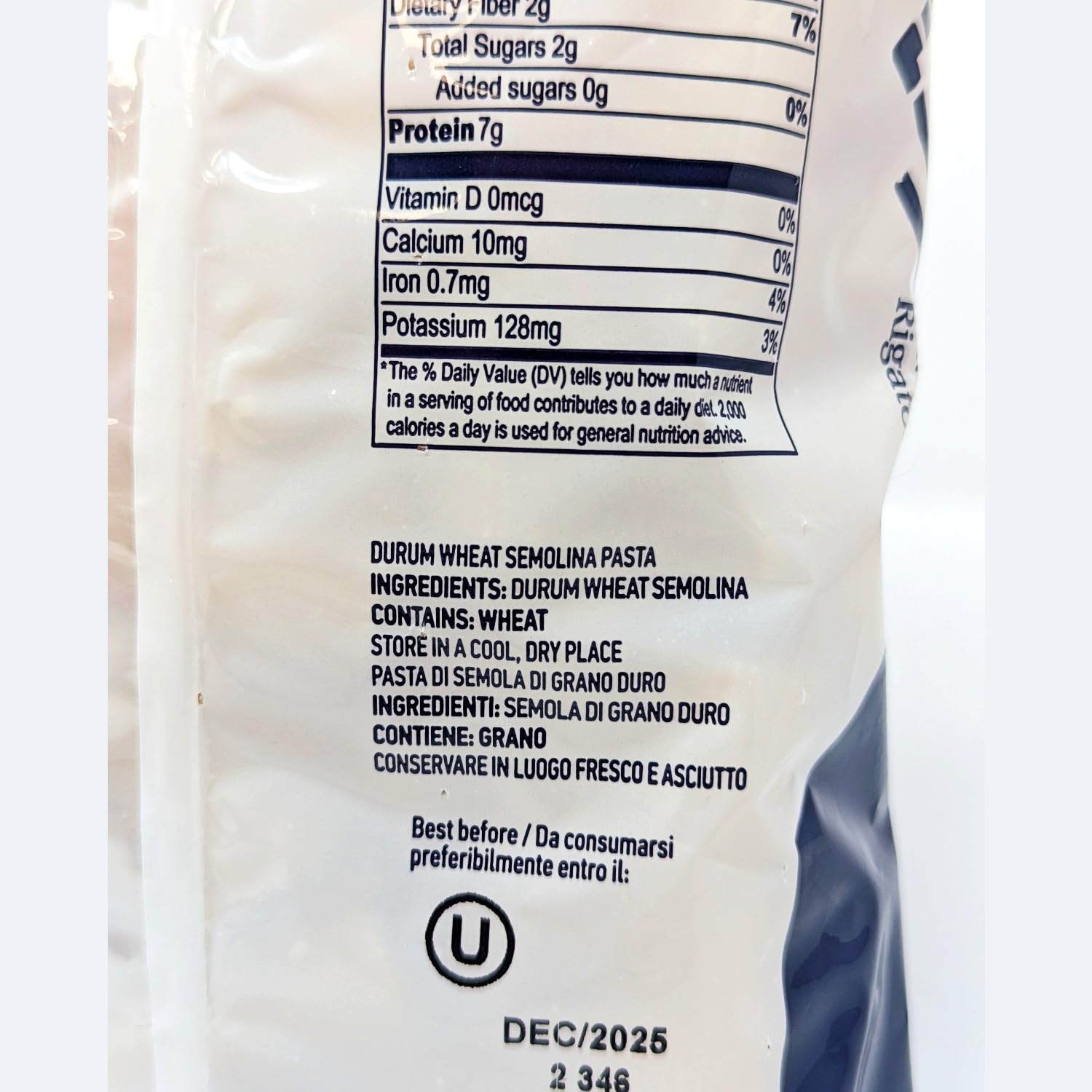 ANTONIO AMATO di Salerno -NO.18 Rigatoni - (Pack of 5, 5lb total weight) - pasta di semola di grano duro - durum wheat semolina pasta macaroni product